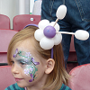 Facepaint & Matching Balloon Hairband